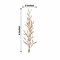 Metallic 6" Mini Leaf Artificial Fern STEMS VASE FILLERS Wedding Centerpieces